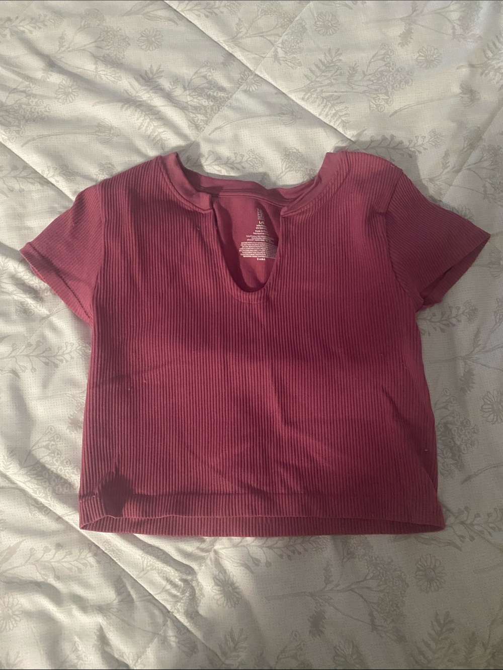 No boundaries magenta pink crop top